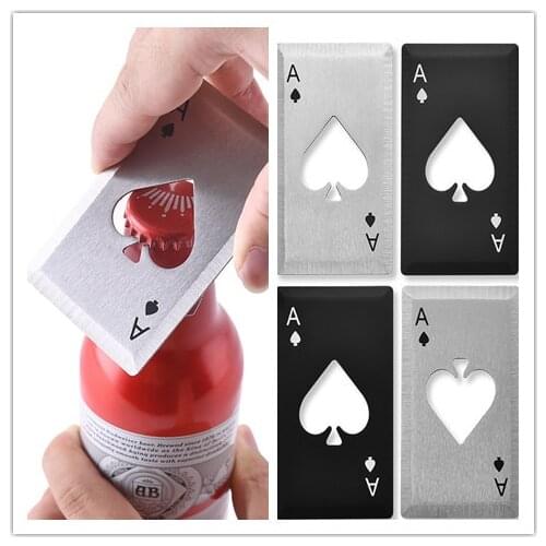 Multitool Poker Multifunction Pocket Card Bottle A Credit Beer Opener Gear Edc Wallet Spade Multipurpose Stainless Steel Opener