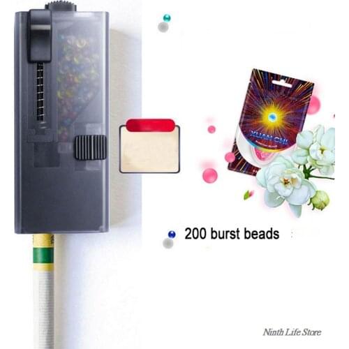 DIY Filter Capsule Push Box Portable Cigarette Blast Beads Pusher Burst Bead Cigarette Maker Easy To Use Smoking Accessories