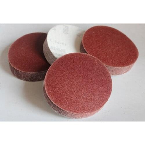New 100PC 3" 75mm Flocking sandpaper sheet Sanding Paper Discs Sheet Hook for Sander
