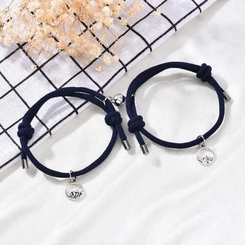 Couples Same Hand Strap 2021 Simple Fashion Jewelry Love Commemorative Bracelet Accessories Valentine Day Gifts for Men Women