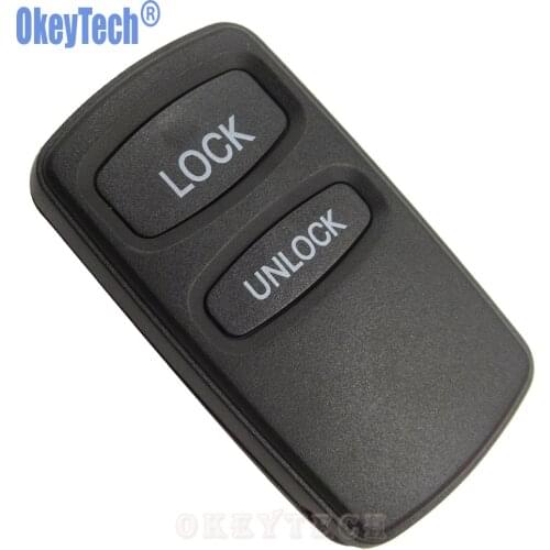 OkeyTech 2 Button Car Remote Entry Key Shell Fob Case For Mitsubishi Diamante Montero Sport Galant Lance Outlander Eclipse Refit