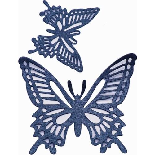 Clear Stamps and Dies New Butterfly Template Metal Cutting Die For Scrapbooking Paper Card Making Album Decor Embossing Stencils