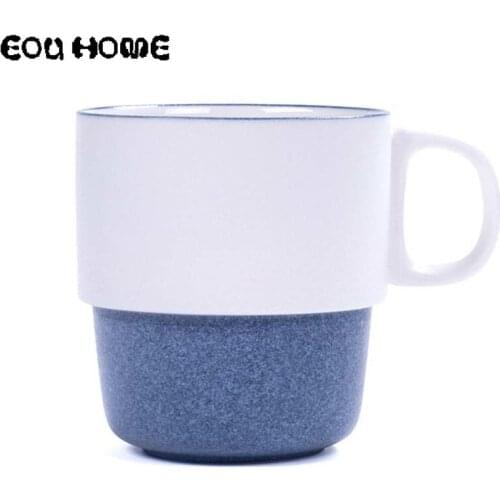 Diverse Creative Simple Heat-resistant Snowflake Glaze Ceramic Water Cup Office Lemon Coffee Milk Drinkware Mugs Couple Gift