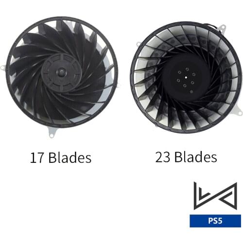 Replacement Internal Cooling Fan For PS5 12047GA-12M-WB-01 Console 23 Blades Cooler Fan For PS5 Host Silent Fan 17 Blades