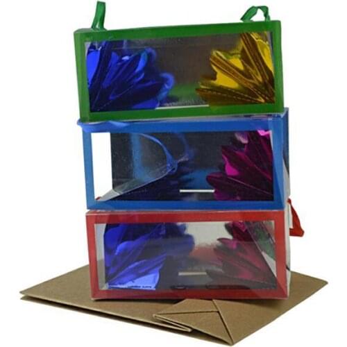 Super Deluxe Paper Bag Appearing Flower Box Medium Size Stage Magic Tricks Gimmick Accessories Props Comedy Flower Appearing