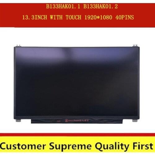 B133HAK01.1 1.2 LED LCD Touch Screen for Lenovo ThinkPad S2 2nd Gen TP00081B 13.3" FHD 1080P P/N SD10H00128 FRU 01AV664 Display