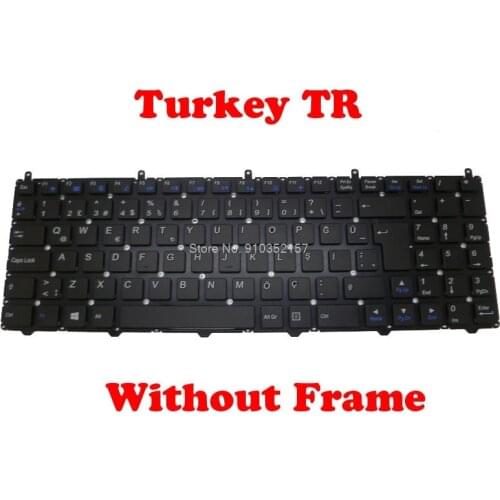 TR Keyboard For CLEVO W650EH MP-12N76TQ-43001 MP-12N76TQ-4302 MP-12N76TQ-4305 MP-12N76TQ-430 MP-12N76CH-4304 MP-12N76TQ-43051