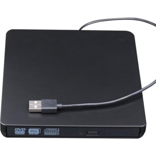 USB3.0 Mobile Optical Drive DVD Burner External Notebook Desktop Optical Drive Silver White, Black Optical Drive