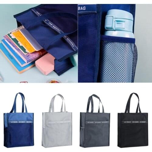 Waterproof Thick Oxford Cloth Bag Information Bag Student File Stationery Bag Portable Meeting Document Bag Briefcase