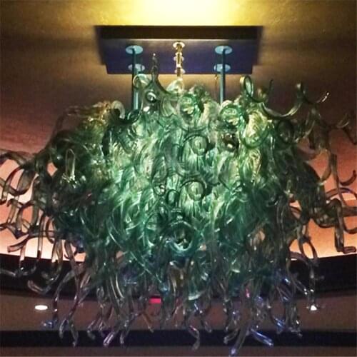 High Ceiling Lamp Restaurant Stair Light Modern Chandelier for Bedroom Unique Design Wonderful Murano Art Antique Glass Lamps