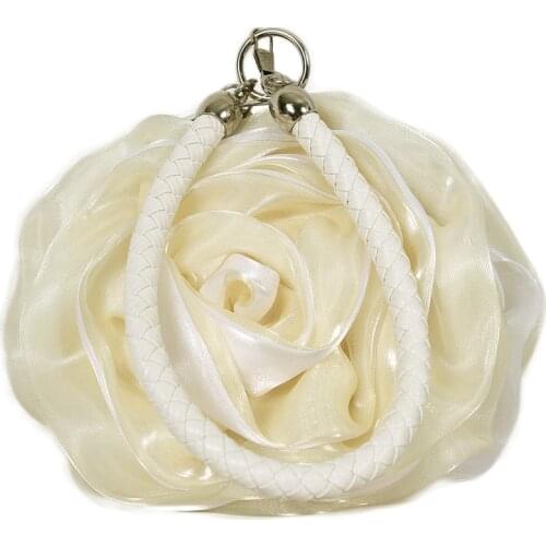 DAIWEI womens bag Evening Bag Flower Bride Bag Purse Full dress Party handbag Wedding Clutch Women Gift flower bag