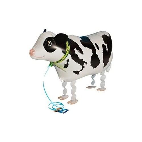 1Pcs/Lot Cow Pet Helium Walking Balloon Baby Shower Foil Balloons Party/Birthday/Wedding Decorations Toy Kids Gift