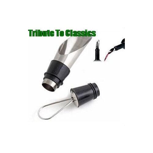 1pc Stylish Stainless Steel Wine Pourers Wine Funnel Bottle Pourer Dumping Wine Stoppers Plug Bar Tools HOT SALE