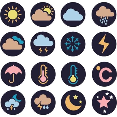 13*14 weather symbols templat scrapbook stencils spray plastic mold shield DIY cake hollow Embellishment printing lace ruler