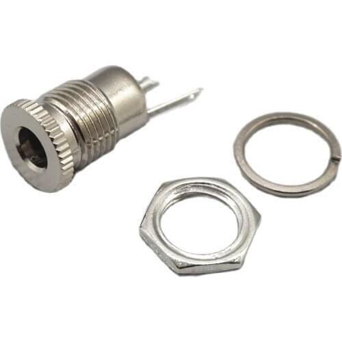 2PCS DC-099 DC099 DC POWER SOCKETS 5.5 mm x 2.5mm / 2.1mm Jack Sockets Panel Mount Connector 5.5*2.5 5.5*2.1