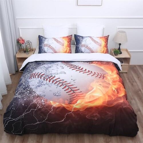 3D Printed Duvet Cover Set Volleyball Game Queen King Bedding Set Home Twin Size Single Double Bed Linen Kid Teen Boys Home Bed