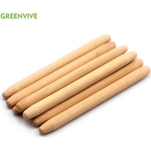 5 Pcs Beekeeping Tools Queen Cell King Rod Machine System Standard Italian Bee Queen Stylobate Stick Wax Bowl