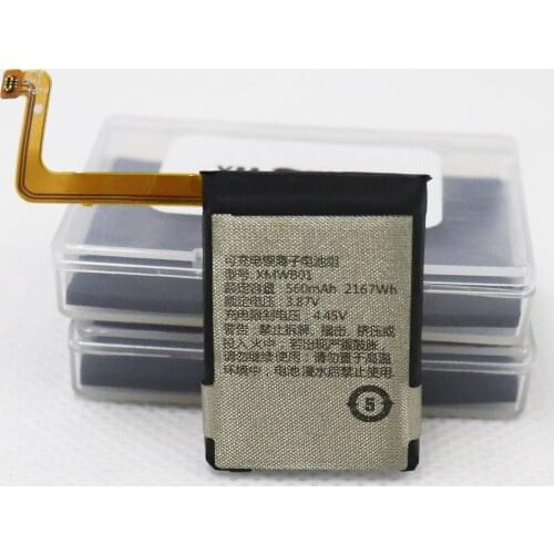 5pcs/lot 3.87V 560mAh Battery for XMWB01 Smart Watch
