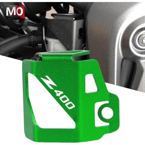 Motorcycle Accessories CNC Rear Brake Fluid Reservoir Cover Guard Protector Rear For Kawasaki NINJA400 Z400 Z 400 2017 2018 2019