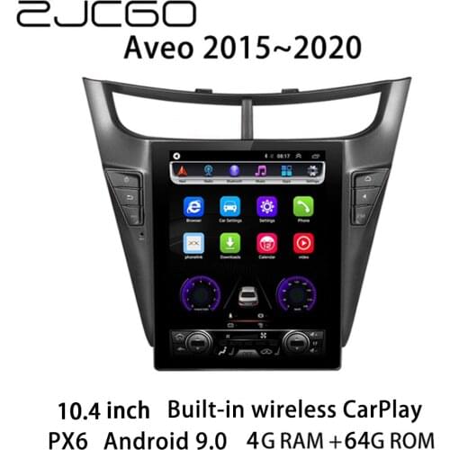 Car Multimedia Player Stereo GPS DVD Radio Navigation NAVI Android Screen for Chevrolet Sail Aveo 2015 2016 2017 2018 2019 2020