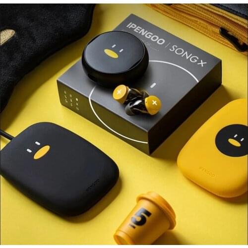 Songx IPENGOO True Wireless Headphones Bluetooth Earphones TWS Active Noise Reduction Earbuds 25 hours Standby Time With Mic