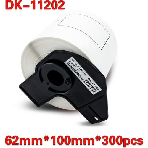 Absonic DK 11202 for Brother DK Roll Paper Labels 62*100mm Compatible for Brother QL500 QL1050 QL-1050N QL-1060N QL-1100 Printer