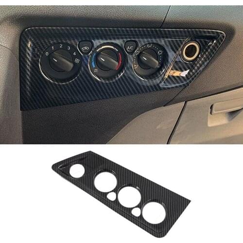 For Ford Transit 2017 For Ford Tourneo 2016 Car Air Conditioner Adjust Switch Cover Sticker Trim Interior Car Styling Moldings