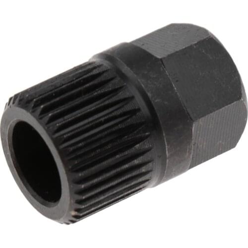 Car Repair Tool V-Belt Pulley Removal Alternator Socket Center Bolt Removal Tool 33 Teeth for VW Audi Mercedes BMW Volvo