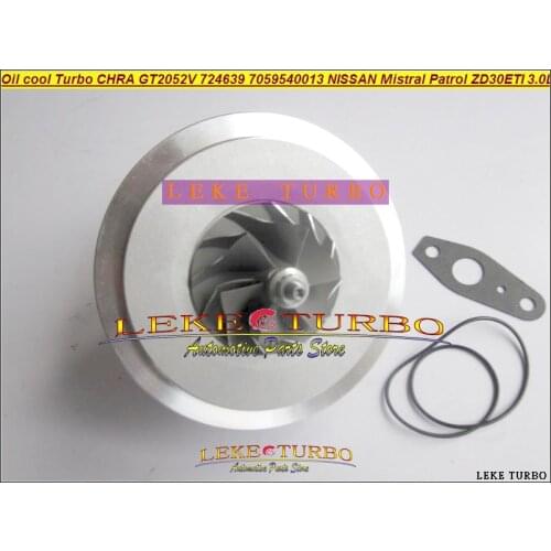 Oil Cooled Turbo Cartridge CHRA GT2052V 724639-5006S 724639 705954 14411-2X900 For NISSAN Patrol MISTRAL Terrano 2 ZD30DTI 3.0L