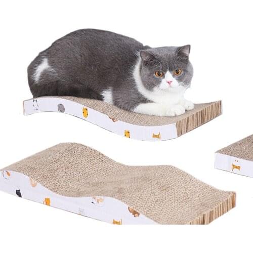 Cat Toys Cat Scratching Board Claw Grinder Corrugated Paper Cat Supplies Wear-resistant Scratcher Pet supplies
