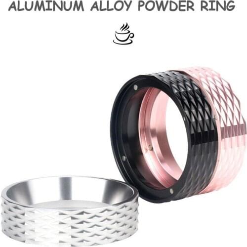 Professional Espresso Coffee Dosing Ring 51/53/58mm Dose Funnel Aluminum Coffee Supplies Parts For Brewing Bowl Coffee Powder