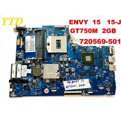 Original for HP ENVY 15 15-J laptop motherboard ENVY 15 15-J GT750M 2GB 720569-501 tested good free shipping