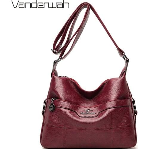 New Luxury Handbags Women Bags Designer High Quality Leather Shoulder Bags for Women 2021 Casual Thread Female Crossbody Bag