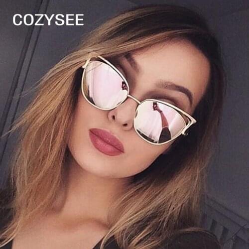 Cat Eye Sunglasses Women Brand Designer Alloy Sun glasses Glasses Oculos De Sol Feminino Vintage Designed Sunglasses women