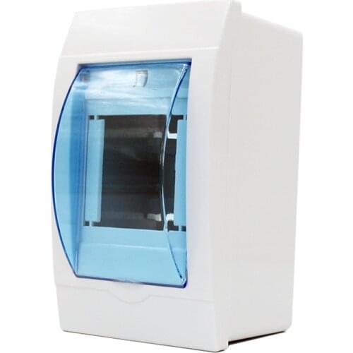 2-3 Ways Circuit Breaker Plastic Distribution Protection Box Wall Mount Power Junction Wire Box With Electric Transparent Cover