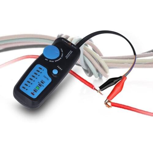 FWT81 Electric Line Finder Tester RJ45 RJ11 Telephone Wire Network LAN TV Cable Tracker JA55