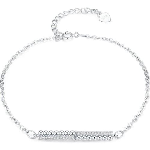 GB30 Silver Bracelet 925 Sterling Silver Jewelry 925 Chain&Link Bracelet For Women