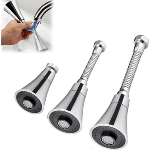 Universal Kitchen Water Faucet Adjustable Pressure Water Tap Head Water Saving 360 Degree Rotating Shower Faucet Nozzle Adapter