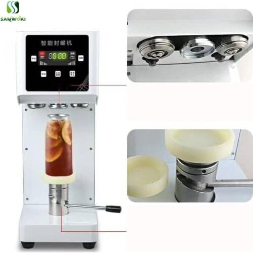 Seal 500ml 650ml Cup Can sealing machine with Smart panel cup Beverage sealing machine Automatic Cup Sealing machine