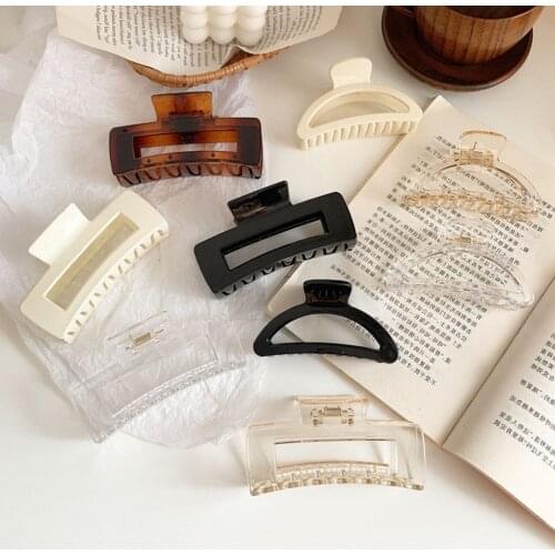 Hair Claws Women Bath Hair Claws Clip Ponytail Clip Hair Clamps Claw Clip Hairpins Barrette Crab Fashion Clip Hair Accessories