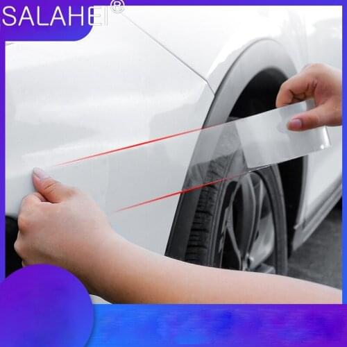 Car Door Protector Stickers Strip Bumper Protector Invisible Anti-Collision Tape Door Edge Guard Plate Car Styling Accessories