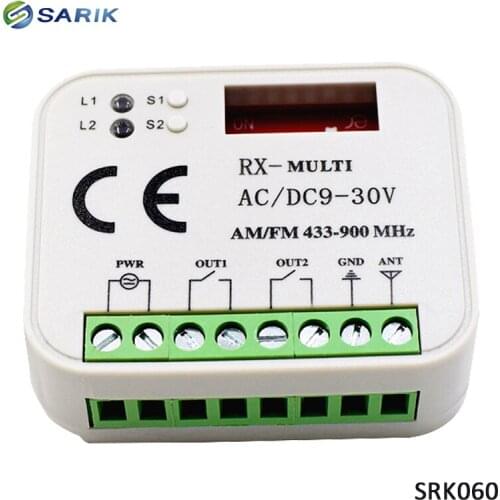 2018 Newest RX Multi rolling code and fixed code 300-868MHZ receiver