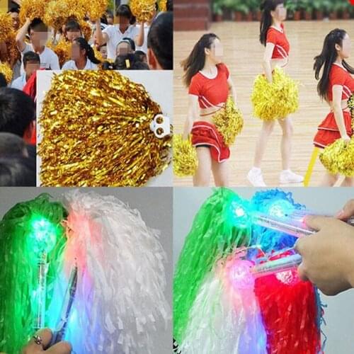 5pcs LED Luminous Shaking Flashing Maraca Bar KTV Concert Party Stage Performance Cheering Props Birthday Toy Gift Children