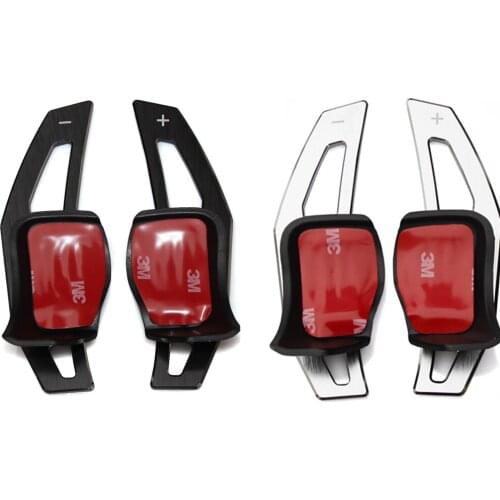 Steering Wheel Aluminum Shift Paddles Car Sticker For Volkswagen VW Golf 6 MK6 GTI Jetta MK5 POLO Passat B6 CC Scirocco R36 R20