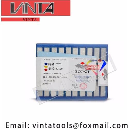 Free shipping high quality 30pcs/lots C420 YG6/ YG8/ YW1/ YW2/ YT5/ YT14/ YT15 cnc carbide welding inserts