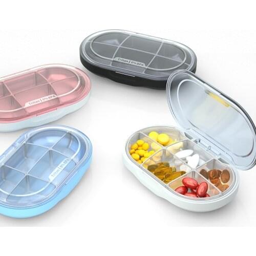 BUBM Travel Pill Medicine Box Holder Storage Organizer Container Case Pill Box Splitters Medicine Dispenser to Hold Vitamins