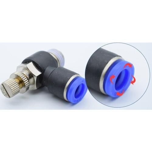 Quick Connector Speed Switch JSC8-02 Regulating Valve Throttle Valve SL6-M5/4-01/10-03/12-04