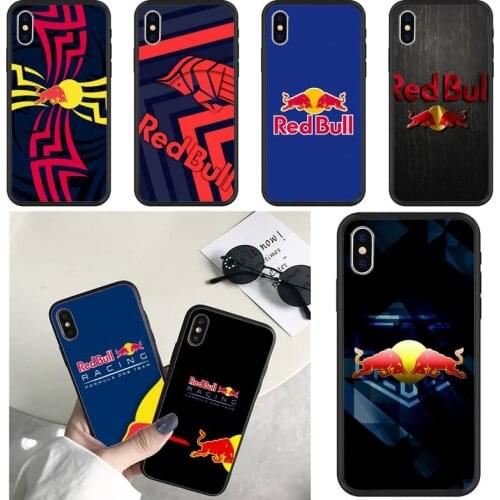 Red Energy Bull Phone Case For IPhone 12 Pro Max 6 6s 7 8 Plus XS XR 12mini Se 2020 Iphone 11 Pro Max Case