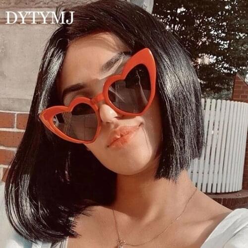 DYTYMJ Heart Retro Sunglasses Women 2020 Vintage Sun Glasses Women Luxury Brand Designer Eyeglasses Women Lentes De Sol Mujer