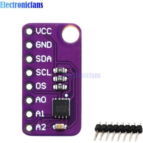 MAX30205MTA Human Body Temperature Sensor Module MAX30205 Measuring Skin Wristband Temperature Sensor Overtemperature Alarm